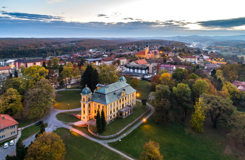Pejačević Castle in Osijek, Croatia